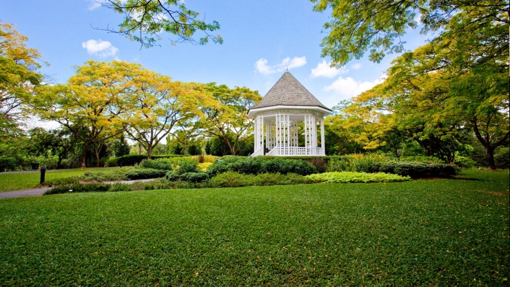 Singapore Botanic Gardens View near D'Leedon